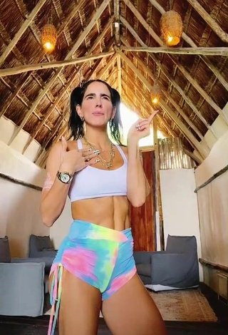 3. Sultry Bárbara de Regil in White Sport Bra