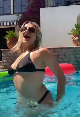 5. Sultry Bebe Rexha in Black Bikini at the Pool