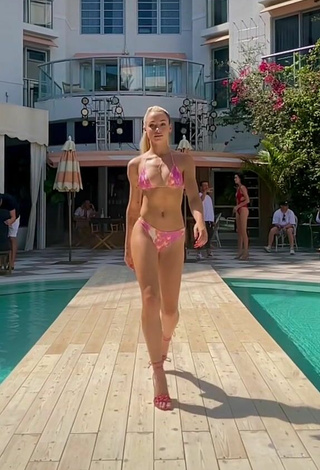 2. Adorable Charly Jordan in Seductive Bikini at the Pool