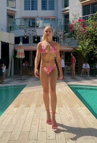 3. Adorable Charly Jordan in Seductive Bikini at the Pool