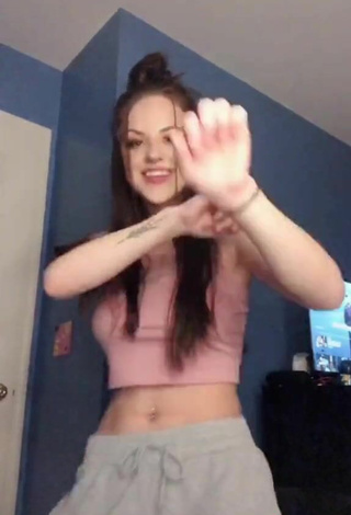 5. Titillating Caleigh Hayes in Pink Crop Top