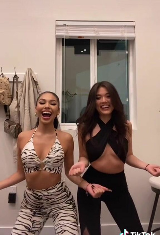 5. Sexy Devyn Kohl in Black Crop Top