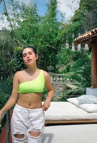 1. Luscious Dominik Elizabeth Reséndez Robledo in Lime Green Crop Top