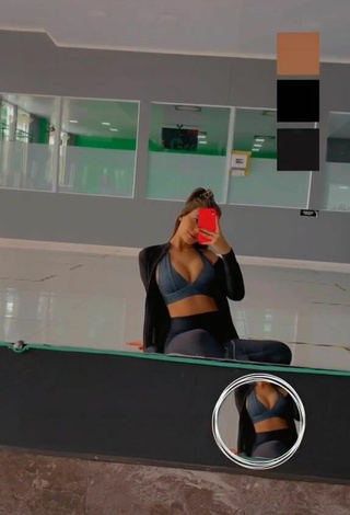 4. Sexy Isa Pinheiro in Black Leggings