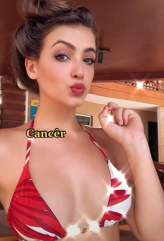 4. Cute Isa Pinheiro Shows Cleavage in Bikini Top