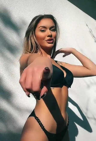 1. Sexy Gwendolyn Celine in Black Bikini