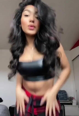 2. Sultry Jackie Ybarra in Black Tube Top