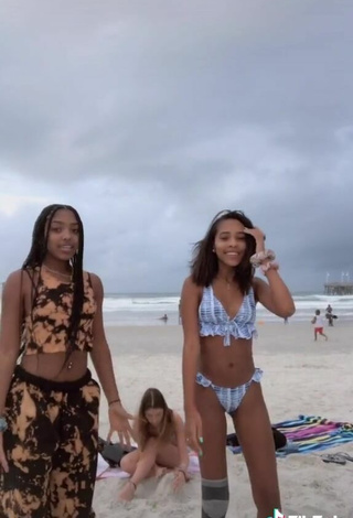 3. Hot Jada Wesley in Bikini at the Beach