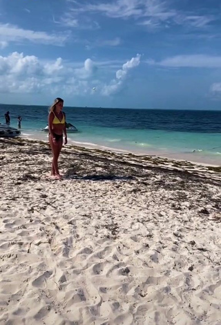 Sexy Jordan North in Bikini at the Beach