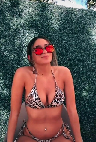 Sultry Kayla Alkatib in Leopard Bikini