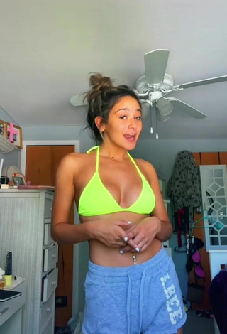 5. Hot Kayla Alkatib in Bikini Top