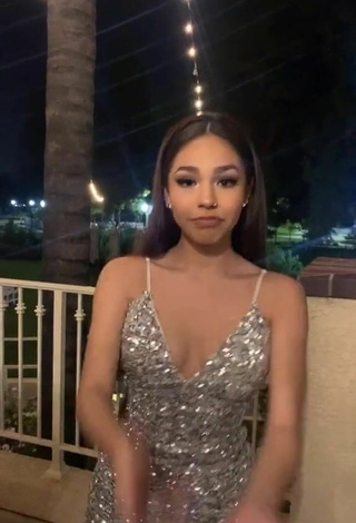 Sultry Destiny Salazar in Dress