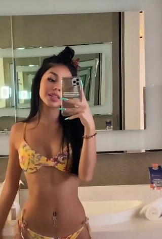 6. Sexy Destiny Salazar Shows Cleavage in Bikini