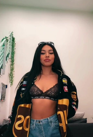 Sultry Destiny Salazar in Bra