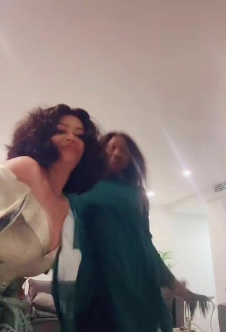 4. Luscious Nadia Buari Shows Cleavage