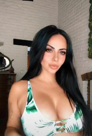 Sultry Jimena Sánchez Shows Cleavage in Bikini Top