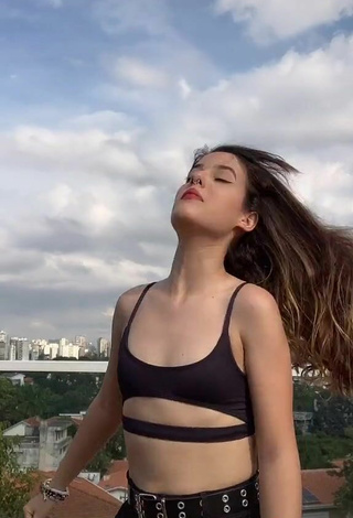 3. Sexy Juju in Black Crop Top