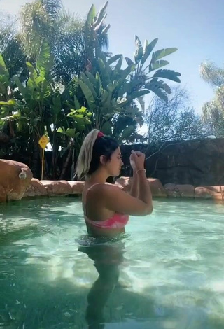 2. Sexy Katrina Stuart in Pink Bikini Top at the Swimming Pool