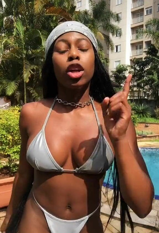 4. Sultry MC Soffia in Thong and Bouncing Boobs