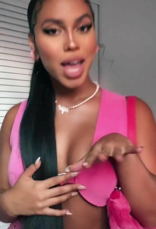 6. Hottie Asia Monet Ray Shows Cleavage