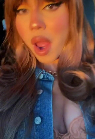 3. Erotic Asia Monet Ray Shows Cleavage in a Car