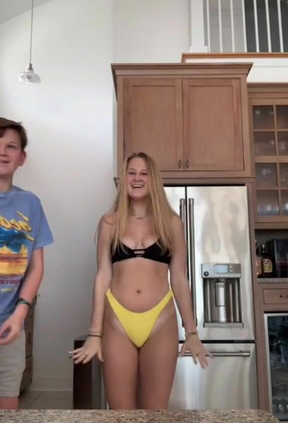 6. Luscious Caiti Mackenzie in Bikini and Bouncing Boobs