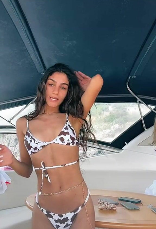 4. Hot Dalila Cascone in Bikini on a Boat