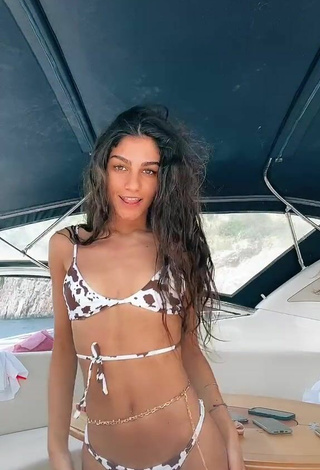 6. Hot Dalila Cascone in Bikini on a Boat