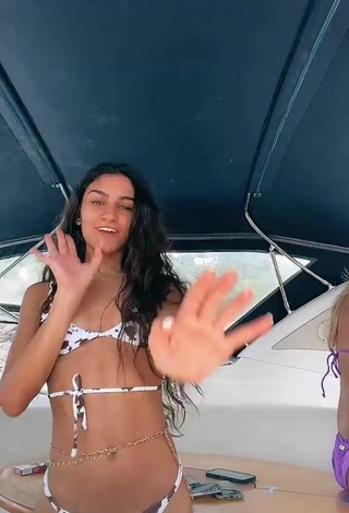 2. Titillating Dalila Cascone in Bikini on a Boat