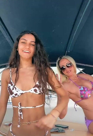 5. Titillating Dalila Cascone in Bikini on a Boat