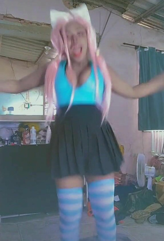 6. Dezza.cosplay Shows Cute Cosplay and Bouncing Boobs