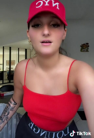 6. Sexy Eva Cstt in Red Top