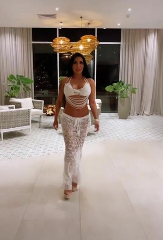 2. Titillating Marcela Reyes in White Crop Top