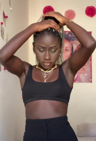 5. Sultry Marta_gueye in Black Sport Bra