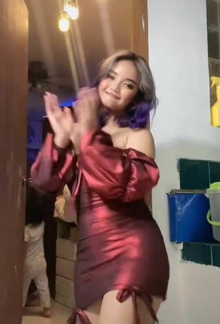 4. Sweetie Mutyah Æñ Yasay in Red Dress