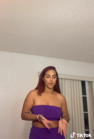 3. Luscious Yani Rodriguez in Violet Tube Top