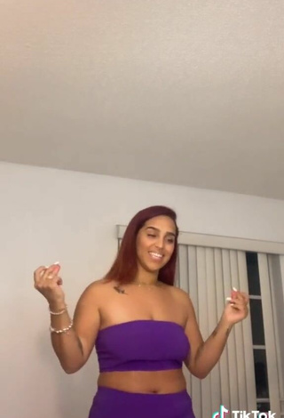 6. Luscious Yani Rodriguez in Violet Tube Top