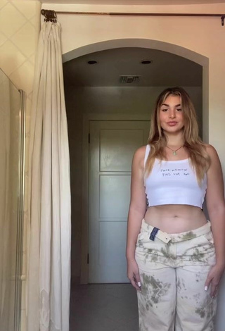 6. Sexy Purplereign77 in White Crop Top