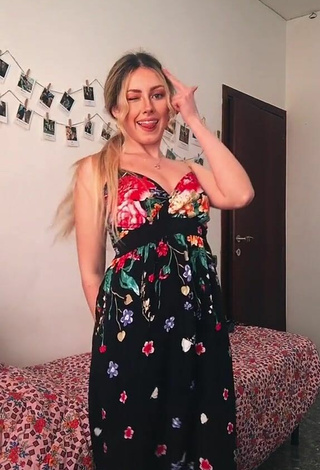 3. Sultry Rametta in Floral Sundress