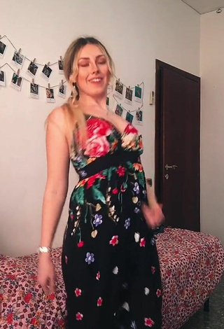 4. Sultry Rametta in Floral Sundress