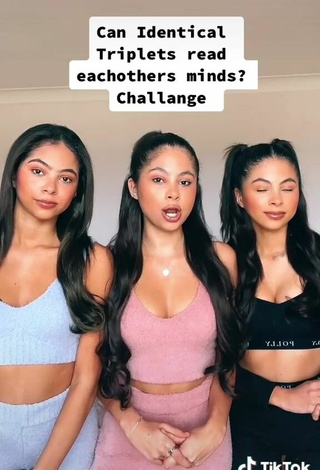 6. Emily & Maddy & Annabel Williams Shows her Sexy Cleavage