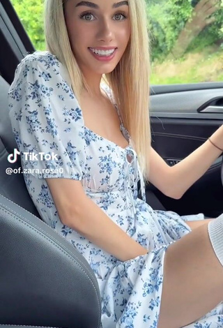 6. Sultry of.zara.rose0 in Panties in a Car (Upskirt, Oops)