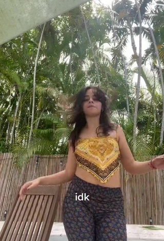 2. Sexy Camila Cabello Shows Cleavage in Crop Top