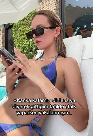 Sexy Cemre Solmaz Shows Cleavage in Bikini