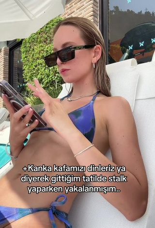 2. Sexy Cemre Solmaz Shows Cleavage in Bikini