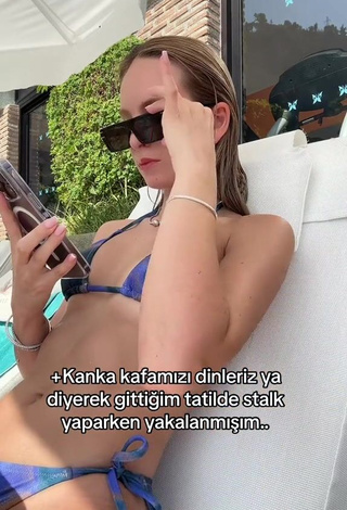 4. Sexy Cemre Solmaz Shows Cleavage in Bikini