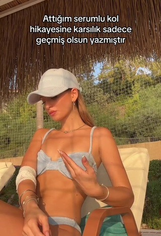 5. Luscious Cemre Solmaz Shows Cleavage in Bikini