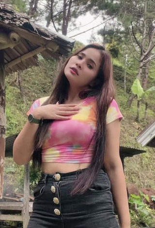 3. Hottie Christian Mae in Crop Top