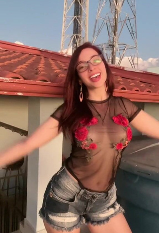 Titillating Cibelly Ferreira without Bra