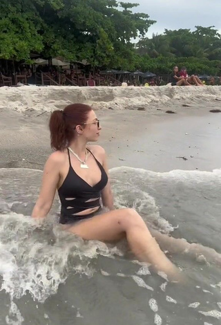 2. Luscious Cibelly Ferreira Shows Nipples at the Beach